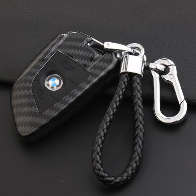 China Luxury and fashion new design ABS smart right three-button blade and four-button car key cover for BMW for sale