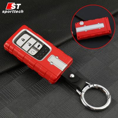 China Protect Car Key VTEC K20 Engine Shape Car Key Cover For Honda Smart Key, 2/3/4 Dual Buttons Protective Car Key Shell for sale