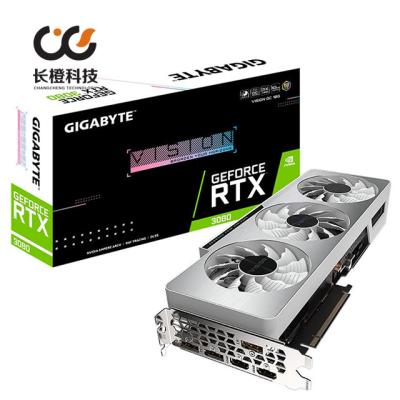 China GIGAOCTET Vision GeForce RTX 3080 Ti 12GB GDDR6X PCI Express 4.0 ATX Video Card GV-N308T VISION OC-12GD for sale