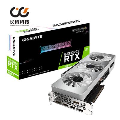 China GIGAOCTET Vision GeForce RTX 3080 Ti 12GB GDDR6X PCI Express 4.0 ATX Video Card GV-N308T VISION OC-12GD for sale