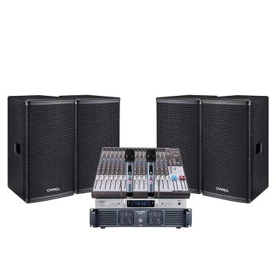 China CARD Professional Audio speaker 15 Inch dj sound system for stage performance for sale