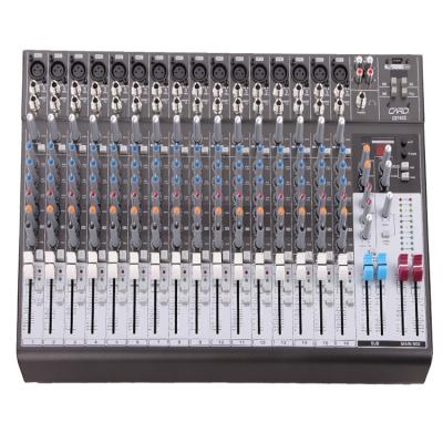 China Hot Sales 12 Channel Stereo Professional Audio Mixer Audio Console Mixer for sale