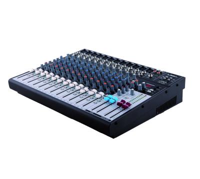 China Factory Direct 16 Channel Music Mixing Console Power Mixer Audio Mixer With Usb And 48V Phantom Power for sale