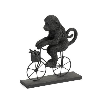 China Large Resin Monkey Sculpture China Ornament Funny House Decoration Interior Accessories for sale