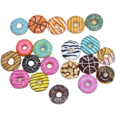 China Shape Food Magnet Resin 3d Donut Shape Custom Colorful Fridge Magnets for sale