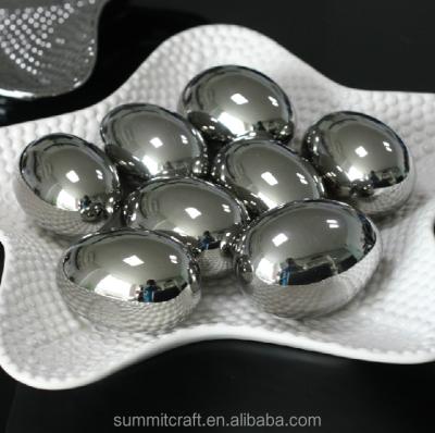 China Decorative Ceramic Silver Plated Artificial Egg Eco - Friendly for sale