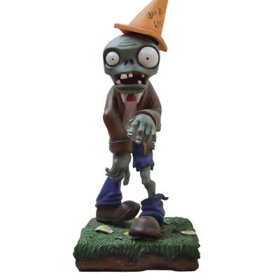 China Custom Resin Figurine Zombie Character Game Figurine Europe Cartoon Resin Figurine for sale