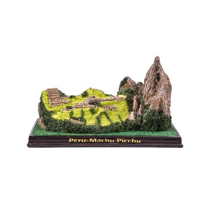 China Europe Resin Peru Machu Picchu Ancient Resin Peru Souvenir Miniature Building Model for sale