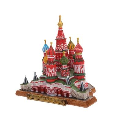 China Custom collectible miniature Europe resin 3d building model landmark souvenir for sale