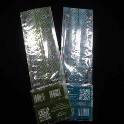 China Recyclable Customized Design Single More Printed Block Bottom Cellophane Bags For Candy And Gift for sale