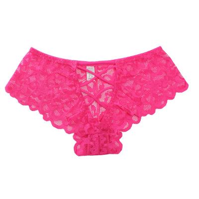 China Sexy Lingerie Mature Woman High elastic and seamless underwear for women sexy lace pure desire cross cut transparent and comfortable women's boxer shorts for sale