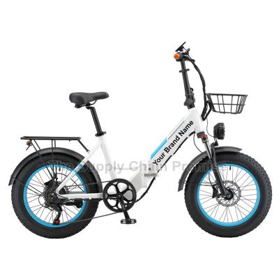 China Factory direct sale S5 500W motor E-bikes 13AH lithium battery electric bicycle fat tire folding aluminum alloy for sale