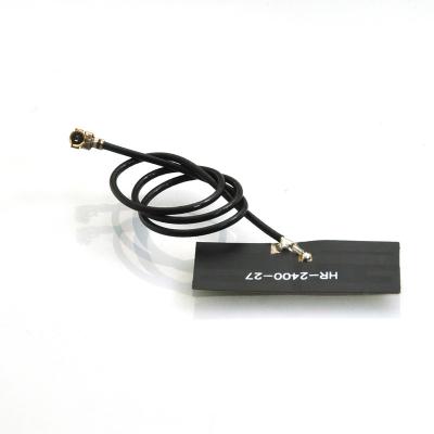 China aumento de la longitud 2.4G Mini Flexible Wifi Antenna 1.6dbi de 200m m con el conector de UFL en venta