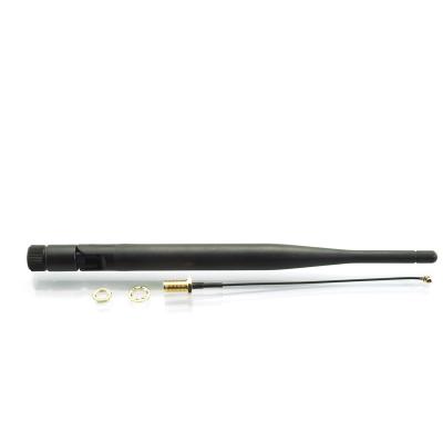 China 5ghz Wifi Rubber 5dbi Gain Radio Frequency Antenna for sale