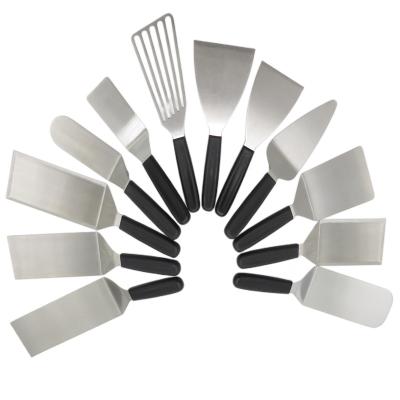 China 01P01 Easily Cleaned Spatula Turner Food-Rated Stainless Steel PP Handle 12 PC Grill Tool for sale