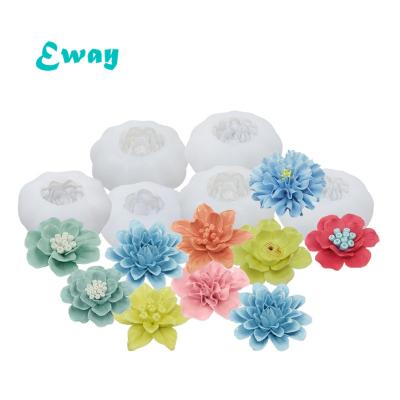 China Disposable Flower Shaped Candle Molds for sale