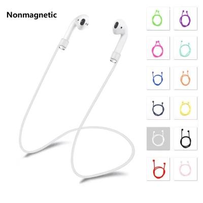 China For Earphone Silicone Strap Headphone Rope Neck Strings Earphone Anti-lost Rope Wireless Earphone Case Cover for sale