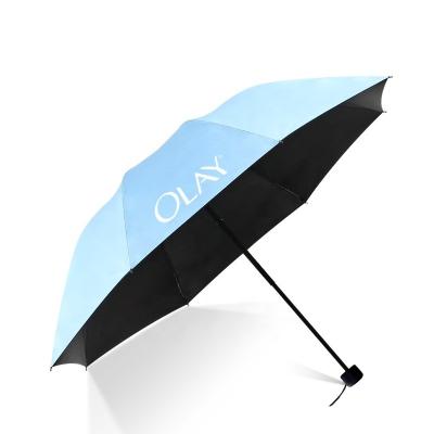 China Traditional Umbrella Gift Advertising Umbrella Customized Anti Ultraviolet Folding Umbrella for sale