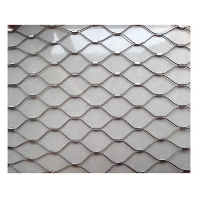 China Stainless Steel Indoor Protective Net Plain Weave Stair Protective Flexible Steel Wire Mesh for sale