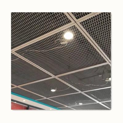 China Artistic Ceilings Decorative Expanded Metal Mesh Ceiling Systems for sale