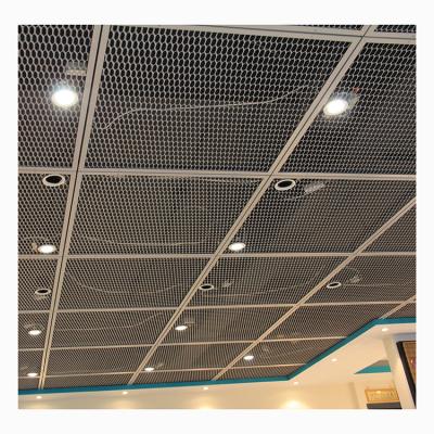 China High Quality Artistic Ceilings Expanded Iron Mesh Ceiling Grid For Lobby Decoration for sale