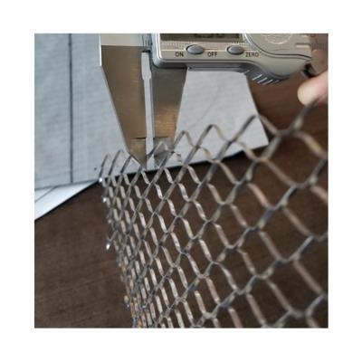 China Galvanized Diamond Expanded Metal Lath Paperback Metal Slat for sale