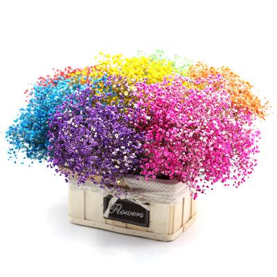 China Wedding decotation factory direct sale preserved real baby's breath flower bouquet for wedding reception decorations for sale