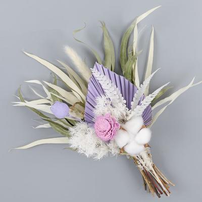 China Wedding Decoration Most Popular 2022 Ins Dried Flower Bouquet Preserved Dried Flower Bouquet Mini Mix Flower Bouquet For Wedding for sale