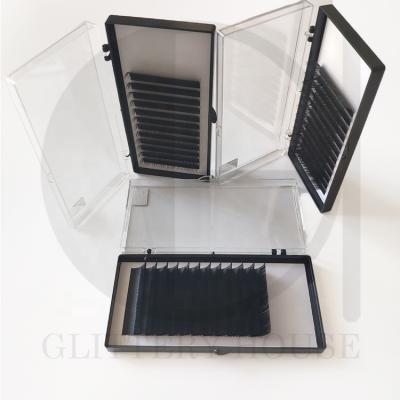 China Thick Volume Eyelash Extensions 0.07 C Thickness 16mm Premade Loop Fans Different Eyelash Extensions for sale