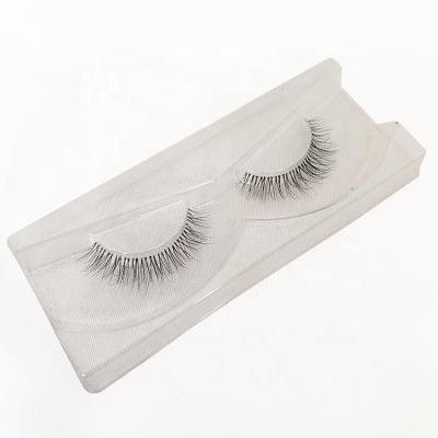 China Hot Selling Durable 3d Lashes Wholesale Clear Short Natural Look False Eyelashes Mink Strip Bottom Lashes Fur for sale