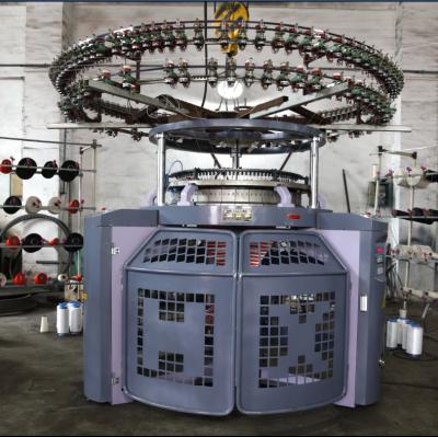 China Huixing 3 Yarn High Speed ​​Single Weft Fleece Jersey Knitting Machine for sale