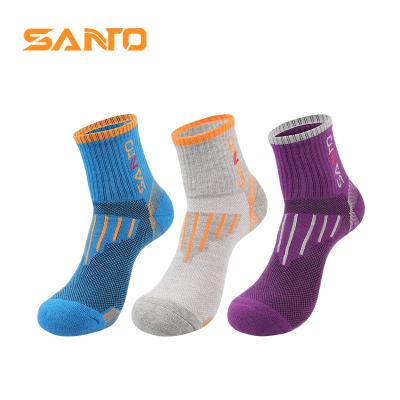 China 3 Colors Breathable High Quality Custom Made Cotton Socks Sports Compression Sock For Women for sale