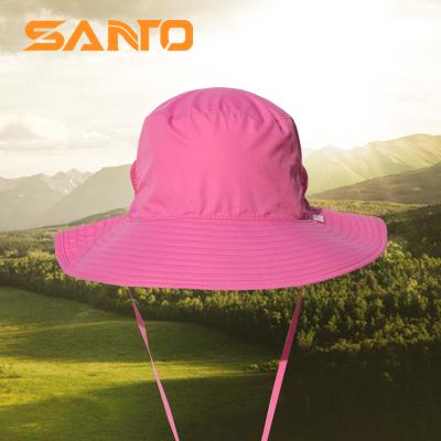 China Quick-drying; Breathable; Superfine Fiber Outdoor Fashion Bucket Hat Sun Protection Breathable Quick Dry Hat For Women Summer for sale