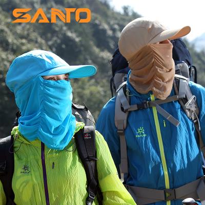 China breathable & 2021 Waterproof Outdoor Sport Increasing Fishing UV Sun Visor Hat Face Neck Cover Protect Hat Sun Hat for sale