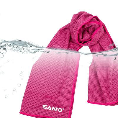 China New Design Child Safe Superfine Fiber Towels Polyester Golf Towel Gym Sports Instant Cooling Towel for sale