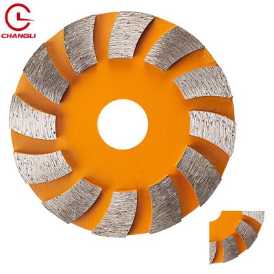 China Aluminum Diamond Grinding Cup 100mm High Speed ​​Wheel For Stone Marble Granite for sale