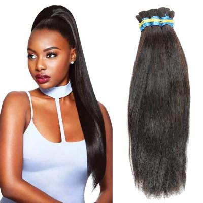 China Premium 100% Human Hair Raw Indian Hair LOOSE WAVE Virgin Human Hair Bulk Bundles cabelos humanos FULL UP Factory High Quality Wholesale for sale