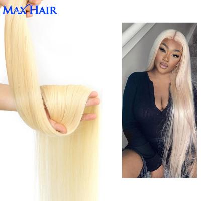 China No Tangle No Shedding Wholesale 613 Blonde Virgin Hair , 613 Cuticle Aligned Hair Bundles With Frontal And Blonde 613 Virgin Hair Bundles for sale