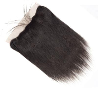 China Silky Straight Wave Cuticle Aligned 13x4 Sheer Virgin Hair Ear On Ear Swiss Lace Headband With Bundles for sale