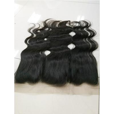 China High Quality Silky Straight Wave Virgin Hair Pre Plucked Body Wave HD Transparent Swiss Lace Headband for sale