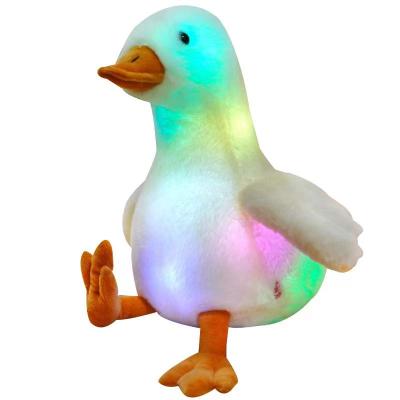 China Factory Direct Sale Plush Led Goose 30cm Plush Toy LED Light Up for sale