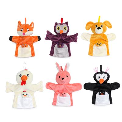 China OEM Custom Plush Children New Toy Cartoon Plush Animal Hand Puppet Educational Theater Fashion Stuffed Soft Baby Toy Plush Hand Puppet for sale