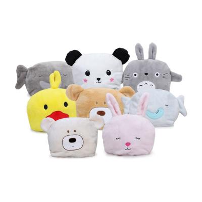 China Main Animal Bear Baby Rabbit Panda Plush Toy Hooded Blanket for sale