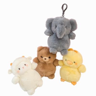 China 2021 Hot Selling Custom Plush New Amazon Main Chained Sheep Chicken Bear Elephant Toy for sale