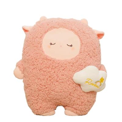 China Custom Plush Pillow Stuffed Animal Lamb Cushion Plush Toy Sheep Pillow For Kids for sale