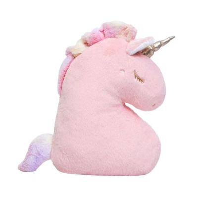 China Hot Selling Unicorn Stuffed Animal Pillow 50cm Soft Stuffed Cute Plush Toy Pillow For Kids for sale