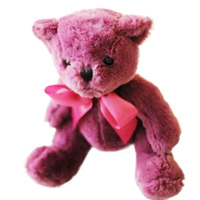 China Wholesale 8 Inch Custom Stuffed Teddy Bear Mini Stuffed Colorful Plush Toys for sale