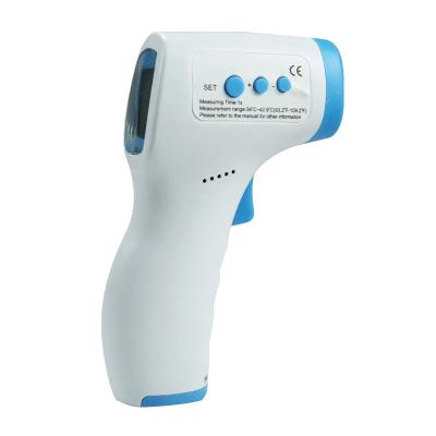 China Three-color Backlit Display Digital Forehead Temperatuer Alarm Plastic Infrared Human Body Thremometor Multifunctional Infrared Thermometer for sale