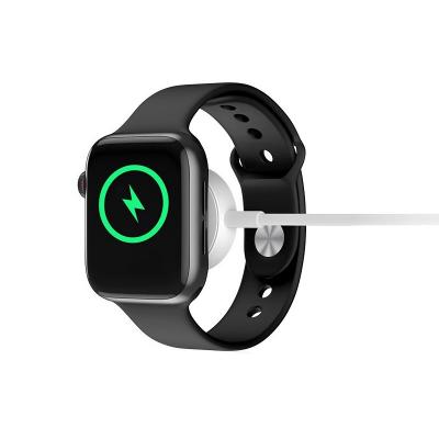 China Professional Custom Smart Watch Wireless Charger For Apple Watch Magnetic Wireless Charger Pad Cable Charging Rope For Iphone Watch for sale