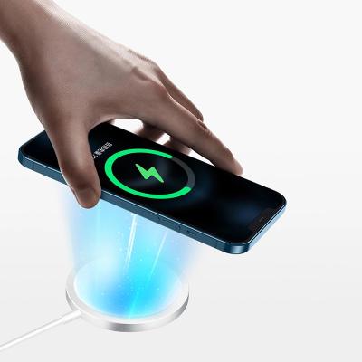 China Type-c Wireless Magnetic Charger 15w Mini Magnetic Portable Charger For Mobile Phone Factory Price Iphone 12 13 Series for sale